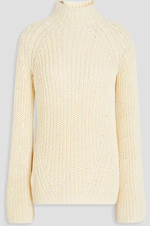 ZIMMERMANN Rollkragenpullover aus Baumwolle in Häkelstrick - Weiß - 1