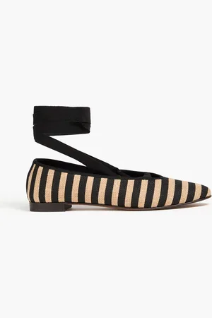ALEX MILL Juliet striped jute ballet flats - - EU 41