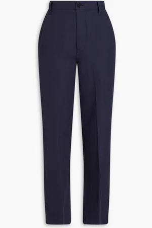 ALEX MILL Kennedy Karottenhose aus Twill aus einer Leinen-, Tencel™-Baumwollmischung - Blau - US 8