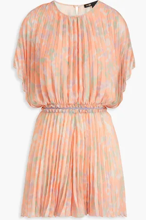 Maje Playsuit aus Crêpe mit Print und Falten - Orange - FR 40