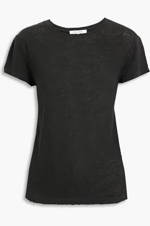 Frame Easy True T-Shirt aus Bio-Leinen-Jersey mit Flammgarneffekt - - M