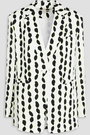 Diane von Furstenberg Dalton bedruckter Blazer aus Crêpe - - US 2
