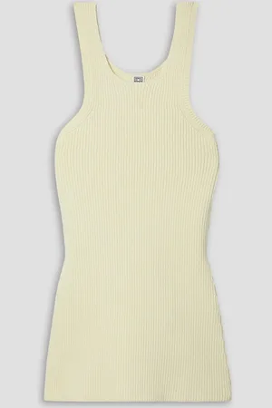 Totême Tanktop aus Rippstrick - Weiß - L
