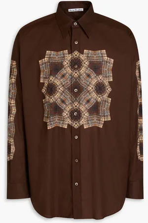Acne Studios Hemd aus Baumwollpopeline mit Print - - IT 46