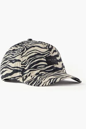 RAG&BONE Addison Baseballcap aus Shell mit Zebraprint - - ONESIZE