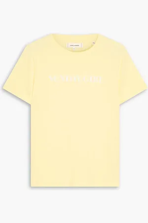 Chinti & Parker T-Shirt aus Baumwoll-Jersey mit Print - Gelb - L