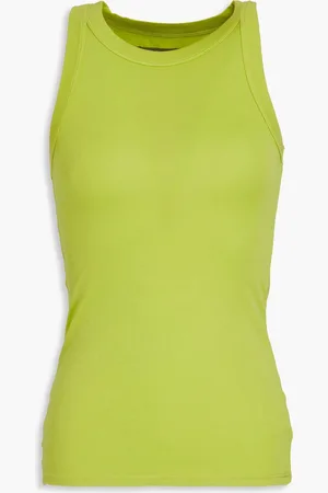 ENZA COSTA Tanktop aus Pima-Baumwoll-Jersey - Grün - L