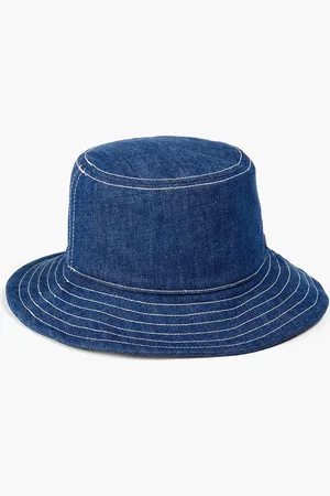 ZIMMERMANN Fischerhut aus Denim - Blau - ONESIZE