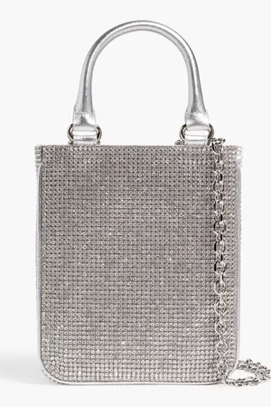 Judith Leiber Tote Bag aus Metallic-Leder mit Kristallverzierung - Metallic - OneSize