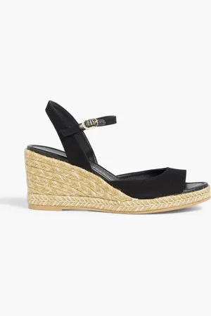 Stuart Weitzman Tia Espadrille-Wedges aus Canvas - - EU 37.5