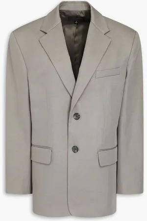 NILI LOTAN Blazer aus Twill aus einer Baumwoll-Leinenmischung - - US 2