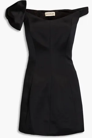 Nicholas Schulterfreies Minikleid aus Satin - - US 4