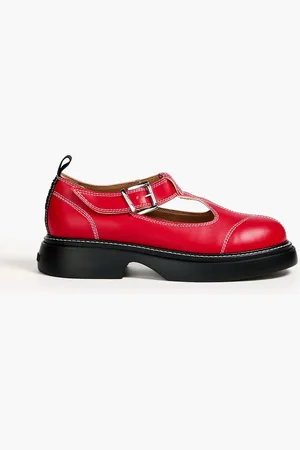Ganni Pumps aus Kunstleder - - EU 38
