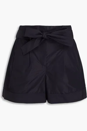 3.1 Phillip Lim Belted cotton-blend shorts - Blau - US 00
