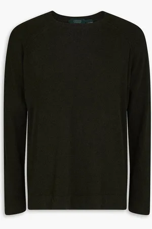 SLOWEAR Zanone Pullover aus Bouclé-Strick aus einer Baumwollmischung - Grün - IT 46