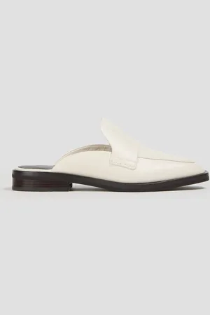 3.1 Phillip Lim Alexa Slippers aus Leder - Weiß - EU 36