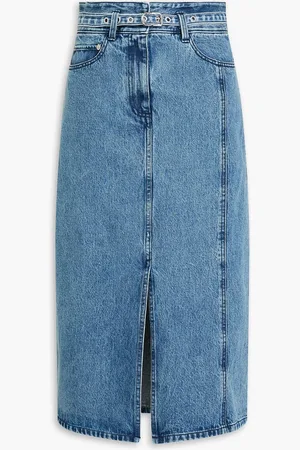 3.1 Phillip Lim Belted denim midi skirt - Blau - US 4