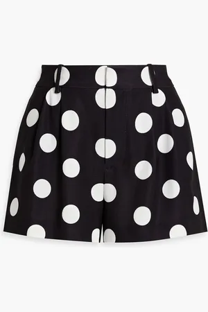 ALICE+OLIVIA Alice Olivia - Conry Shorts aus Crêpe mit Polka-Dots - - US 12