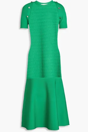 3.1 Phillip Lim Midi-Strickkleid mit Zierknöpfen - - S