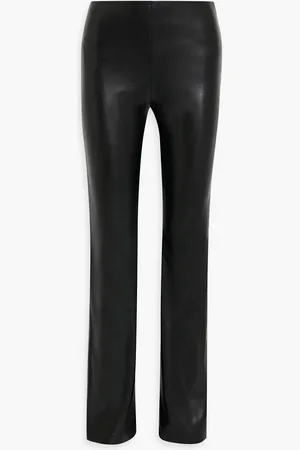 ALICE+OLIVIA Alice Olivia - Tina faux leather flared pants - - US 8