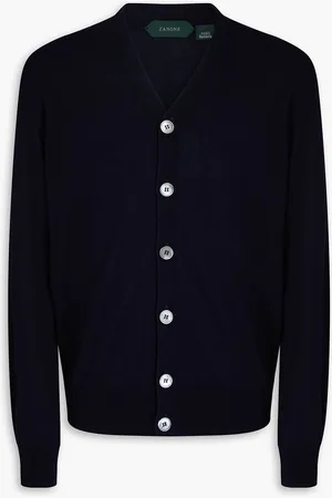 SLOWEAR Zanone Cardigan aus Baumwolle - Blau - IT 56