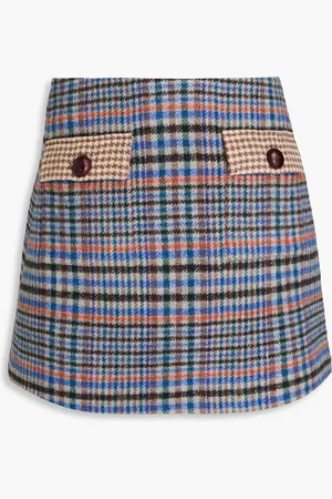 Cara Cara Iggy Minirock aus gebürstetem Tweed - - M