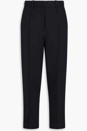 3.1 Phillip Lim Cropped wool-twill tapered pants - Blau - US 0