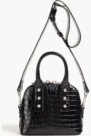 Giuseppe Zanotti Tote Bag aus Leder mit Krokodileffekt und Nieten - - OneSize