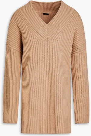 Joseph Gerippter Pullover aus Merinowolle - Neutral - S
