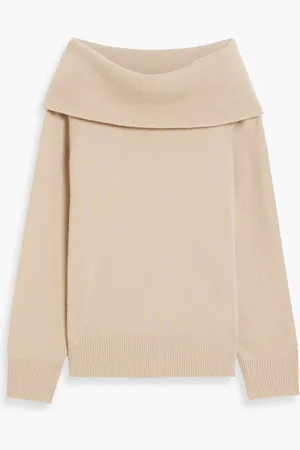 Arch4 Victoria schulterfreier Kaschmirpullover - Neutral - L