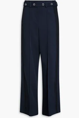 3.1 Phillip Lim Cotton-twill wide-leg pants - Blau - US 2