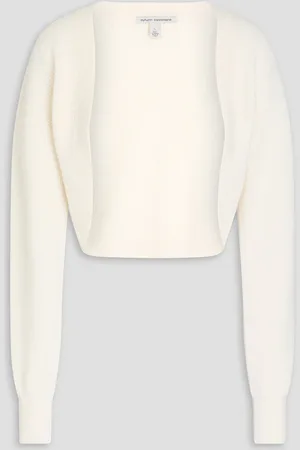 AUTUMN CASHMERE Bolero aus Kaschmir - Weiß - XL