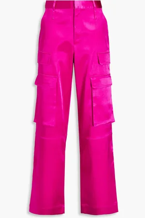 Frame Cargohose aus Satin - Pink - US 10