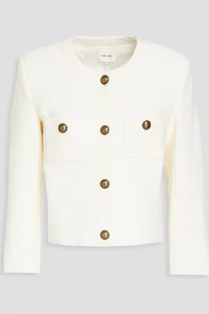 Frame Cotton-tweed jacket - Weiß - M