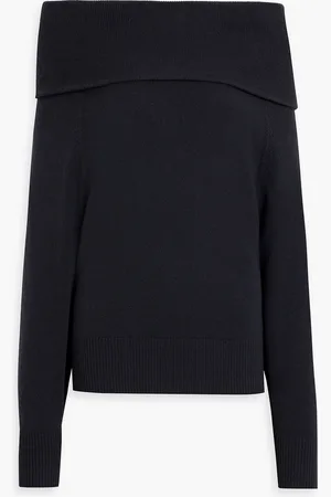 Arch4 Victoria schulterfreier Kaschmirpullover - Grau - M
