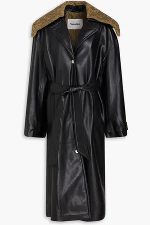 Nanushka Mantel aus Shearling-Imitat - - M