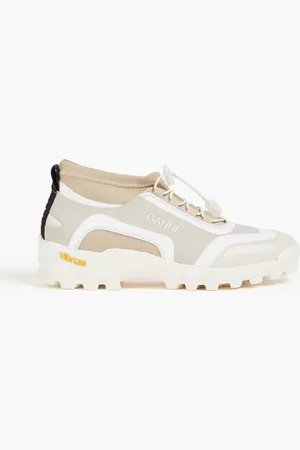 Ganni Sneakers aus Canvas und Scuba - Neutral - EU 41