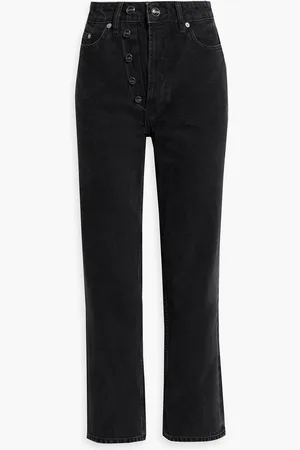 Ganni Hoch sitzende Jeans mit geradem Bein - - 32W-32L