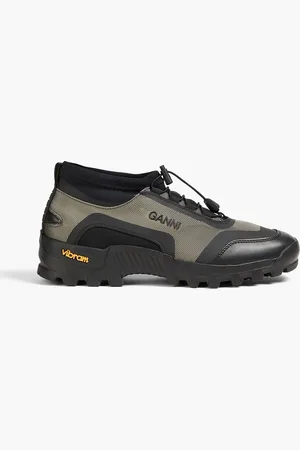 Ganni Sneakers aus Neopren mit Kunstlederbesatz - Grün - EU 41