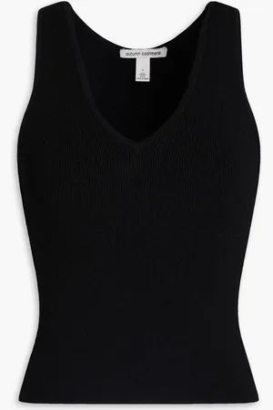 AUTUMN CASHMERE Tanktop aus Rippstrick - - M