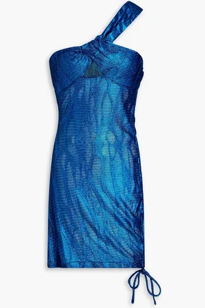 Missoni Strickkleid in Häkeloptik mit Metallic-Effekt, Twist-Detail und Cut-outs - - IT 44