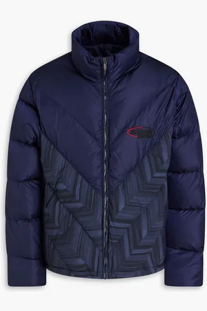 Missoni Bedruckte Daunenjacke aus gestepptem Shell - Blau - XS