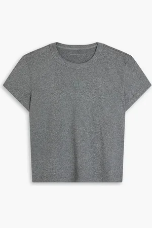 Alexander Wang T-Shirt aus Baumwoll-Jersey mit Glitter-Finish und Applikationen - - XS