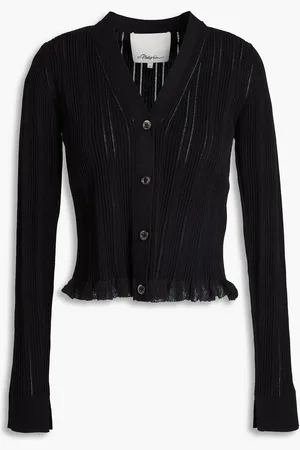 3.1 Phillip Lim Cardigan aus einer gerippten Baumwollmischung - - S