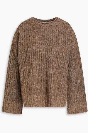 ALEX MILL Normandie melierter Pullover aus einer Wollmischung - Neutral - L