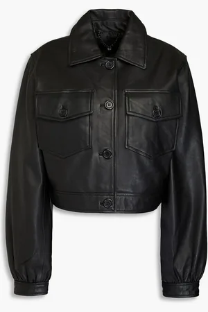 Muubaa Cropped Lederjacke - - UK 14