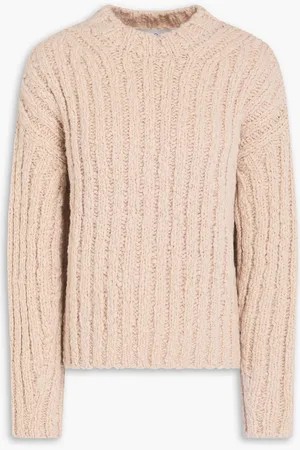IRO Pullover aus einer gerippten Wollmischung - Neutral - S