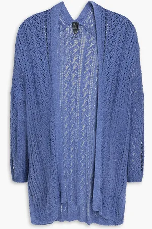 AUTUMN CASHMERE Cardigan in Pointelle-Strick - - S