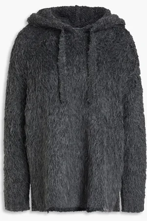James Perse Hoodie aus gebürstetem Strick - Grau - 1