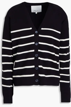 3.1 Phillip Lim Cardigan aus Wolle mit Streifen - Blau - XS